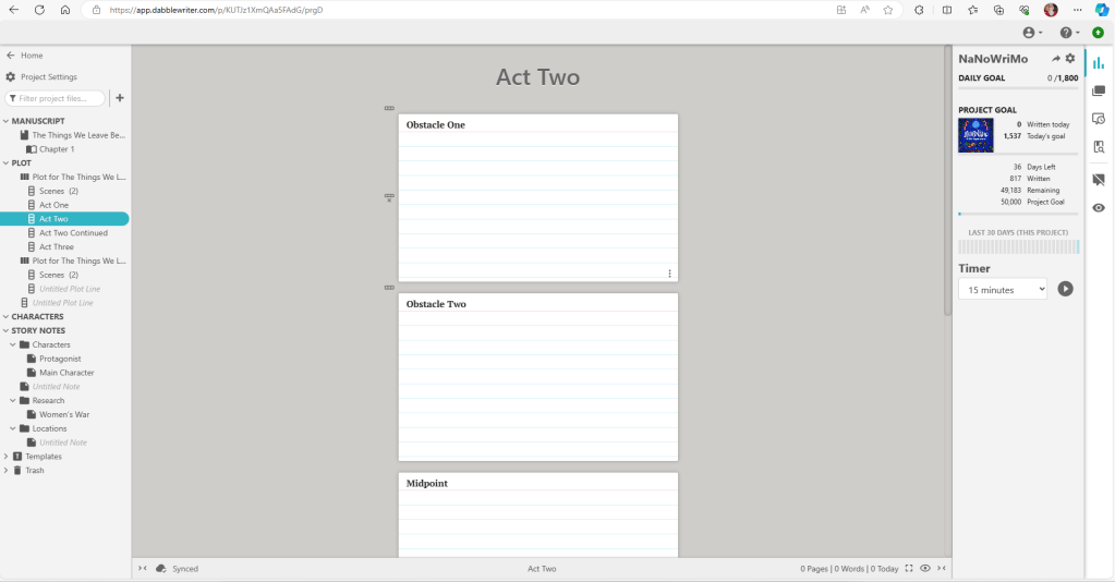 A Brief Look at Outlining and Writing Programs